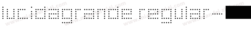lucidagrande regular字体转换